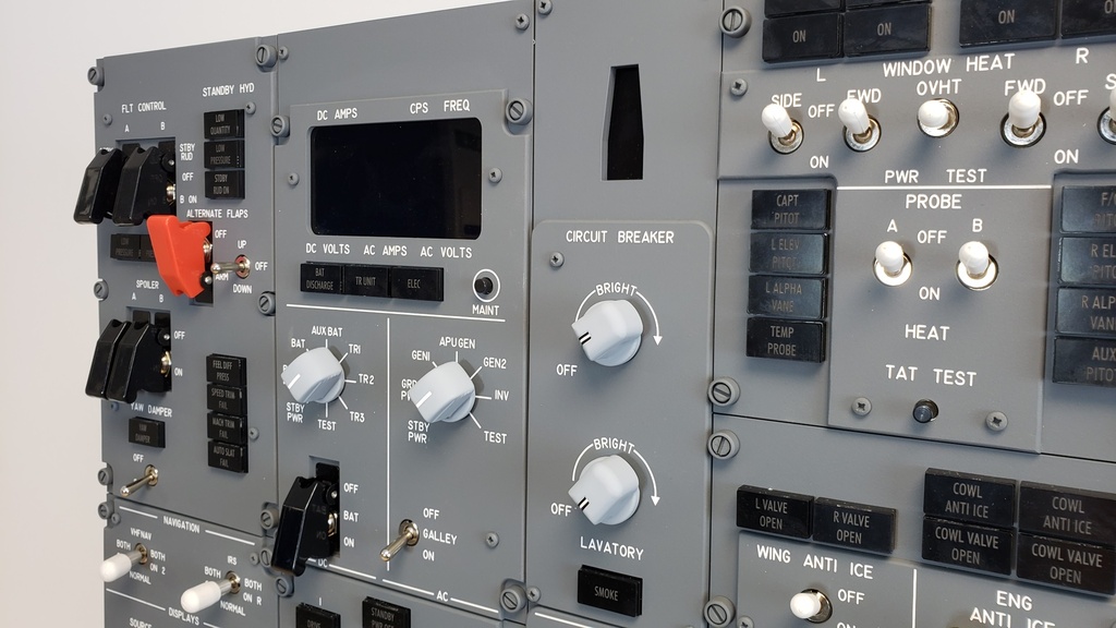 Overhead 737 V2 -FWD- Completamente montado Overhead-737